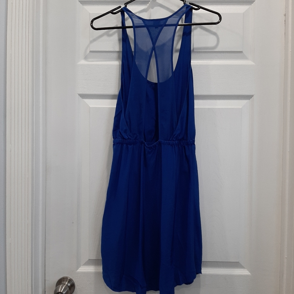 Aritzia Wilfred Silk Victoire Blue Dress XS - Picture 5 of 6